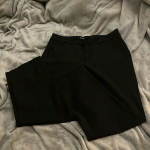 Black, boot cut pixie pants